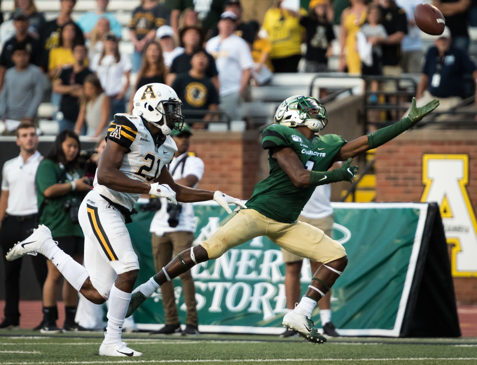 Appalachian State UNC Charlotte Football